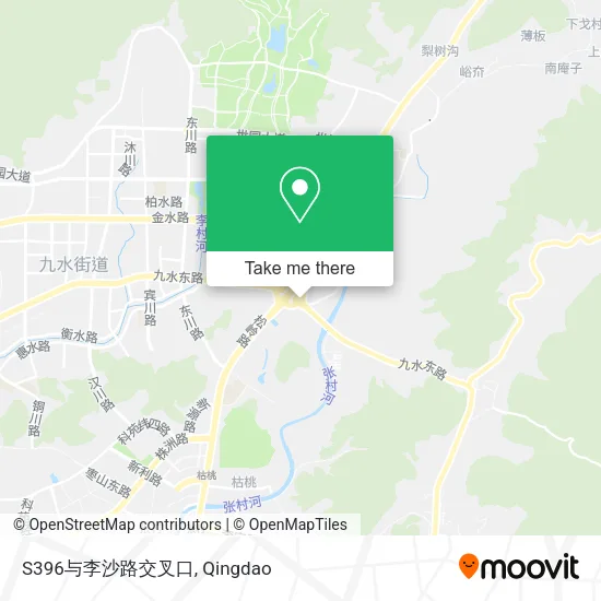 S396与李沙路交叉口 map