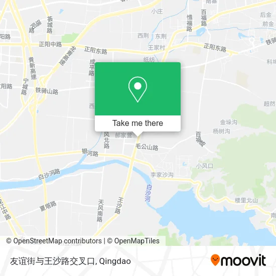 友谊街与王沙路交叉口 map