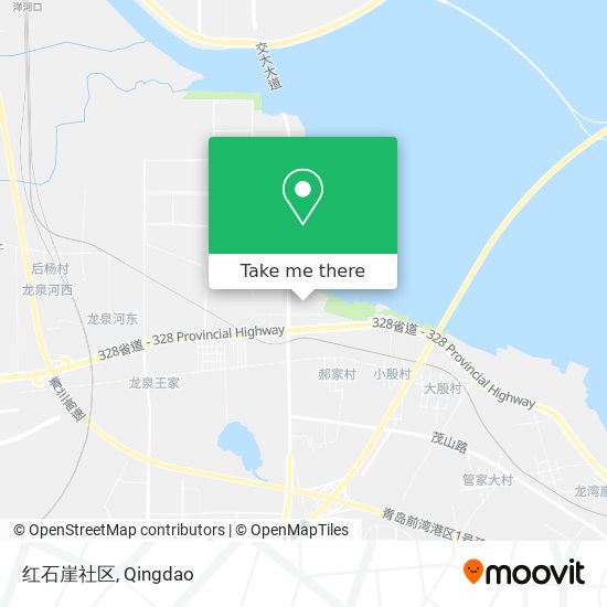 红石崖社区 map