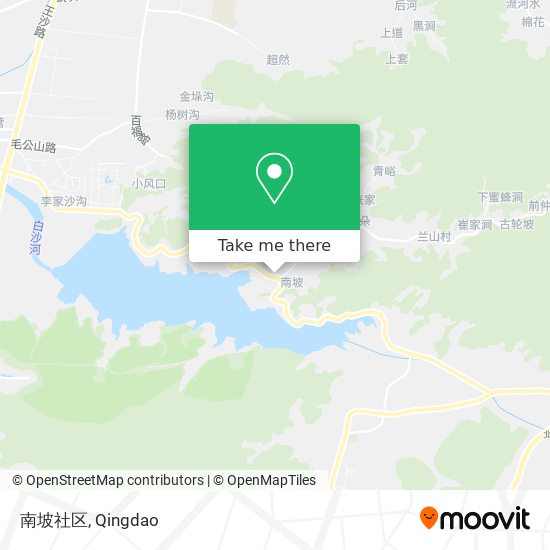 南坡社区 map