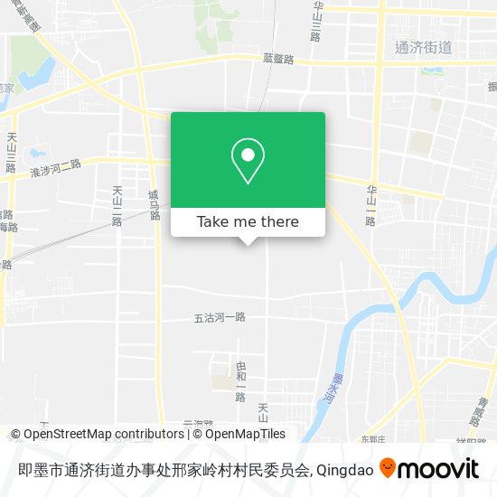 即墨市通济街道办事处邢家岭村村民委员会 map