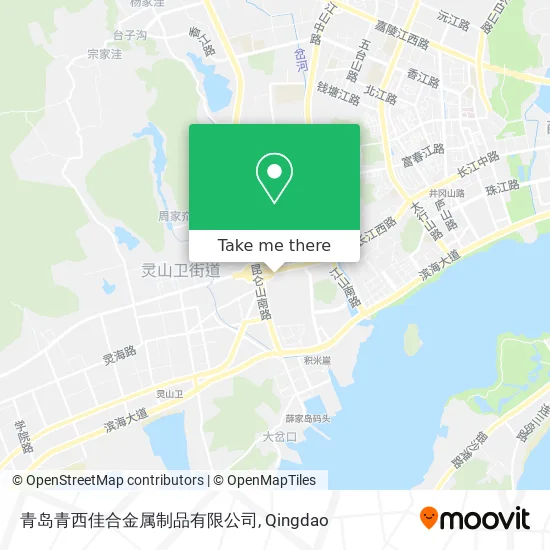青岛青西佳合金属制品有限公司 map