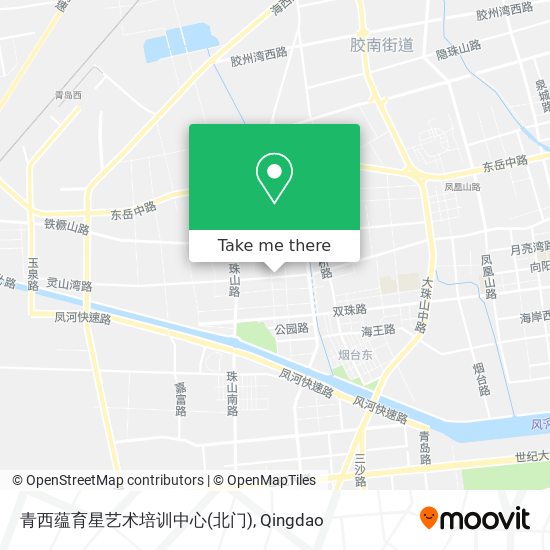 青西蕴育星艺术培训中心(北门) map