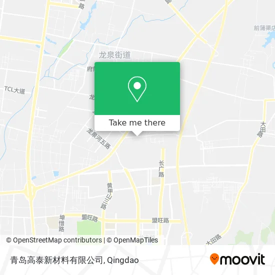 青岛高泰新材料有限公司 map
