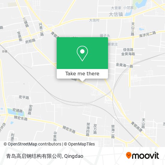 青岛高启钢结构有限公司 map