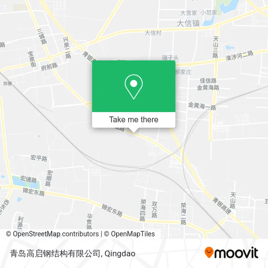 青岛高启钢结构有限公司 map