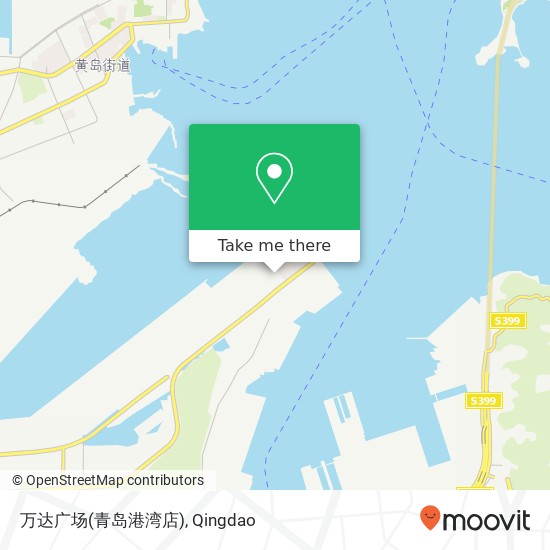万达广场(青岛港湾店) map