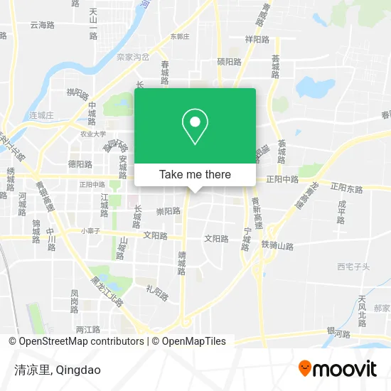清凉里 map