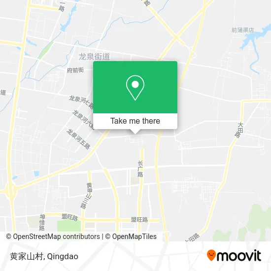 黄家山村 map
