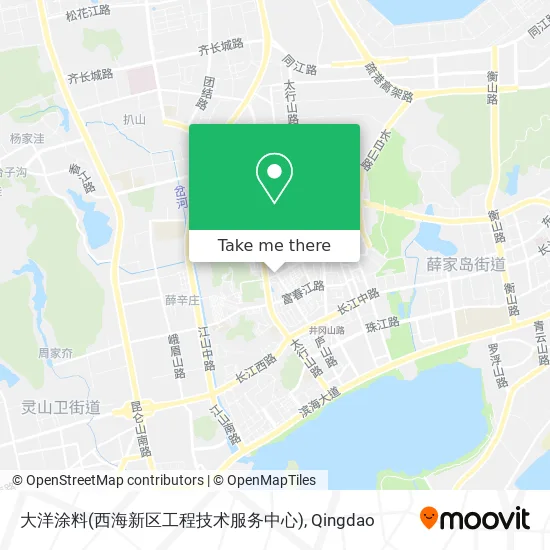 大洋涂料(西海新区工程技术服务中心) map