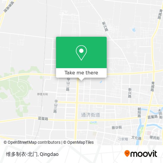维多制衣-北门 map