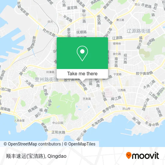 顺丰速运(宝清路) map