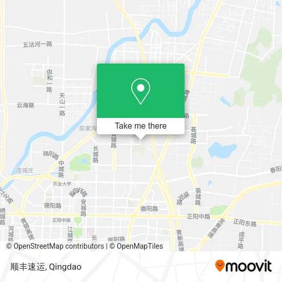 顺丰速运 map