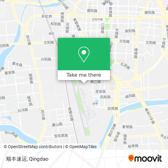 顺丰速运 map