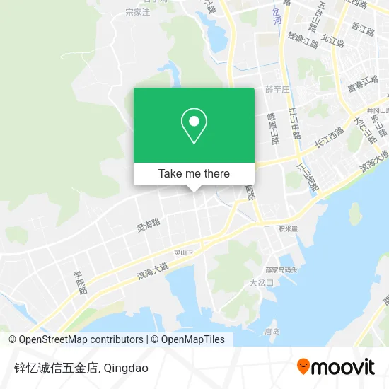 锌忆诚信五金店 map