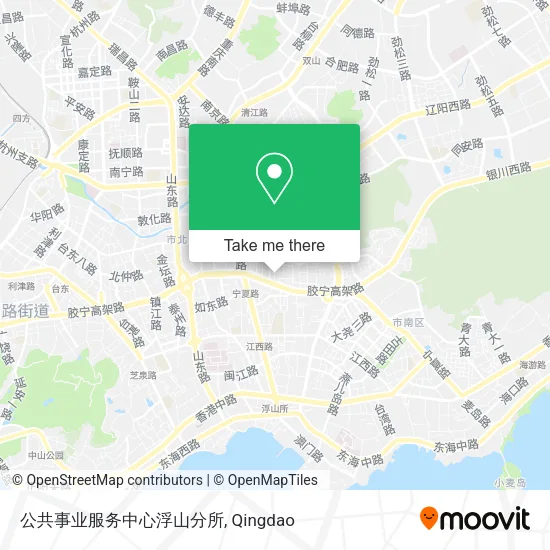 公共事业服务中心浮山分所 map