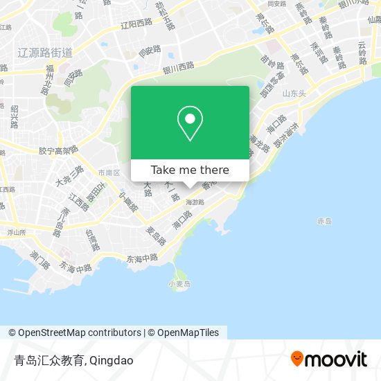 青岛汇众教育 map