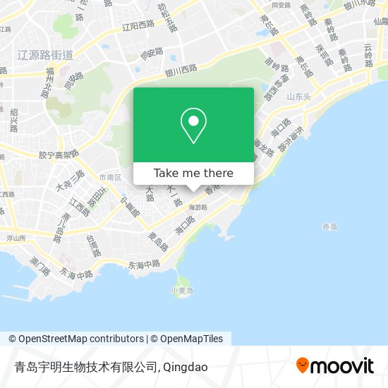 青岛宇明生物技术有限公司 map