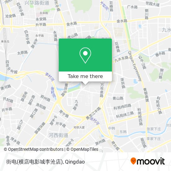 街电(横店电影城李沧店) map