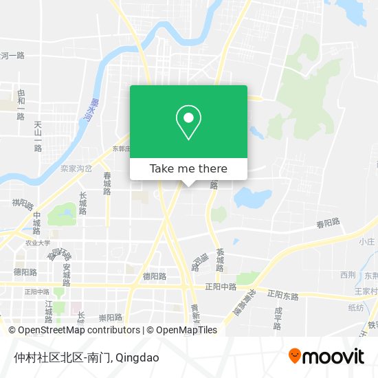 仲村社区北区-南门 map