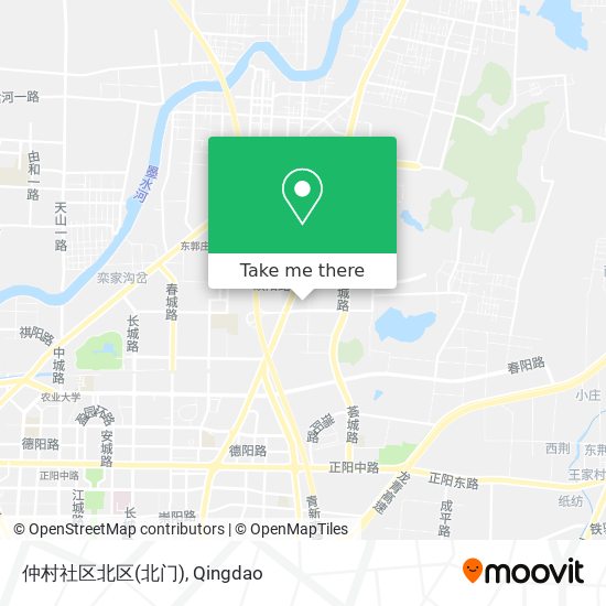 仲村社区北区(北门) map