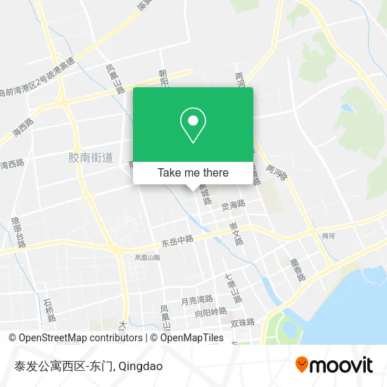 泰发公寓西区-东门 map