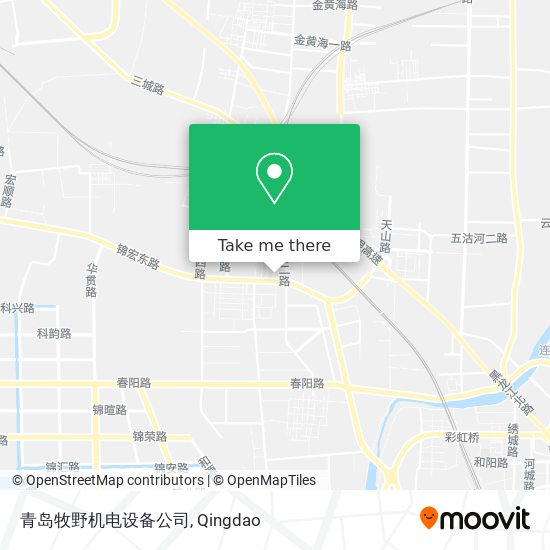 青岛牧野机电设备公司 map