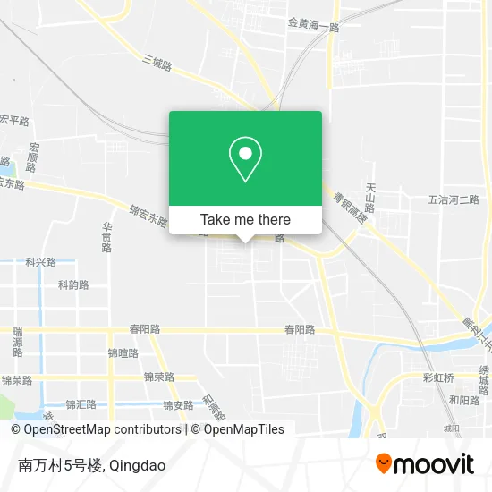 南万村5号楼 map