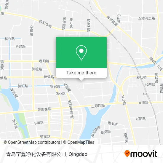 青岛宁鑫净化设备有限公司 map