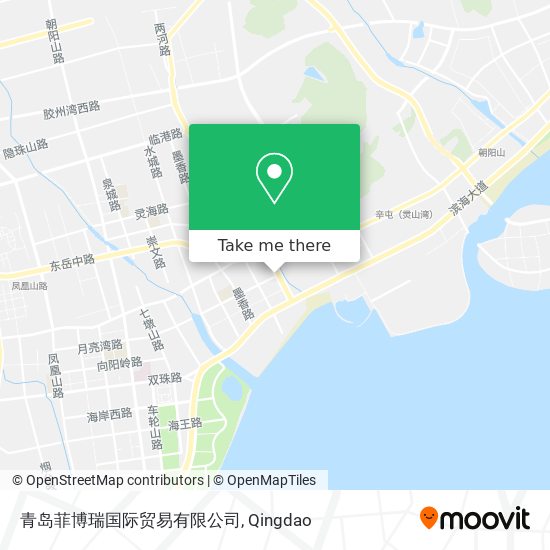 青岛菲博瑞国际贸易有限公司 map