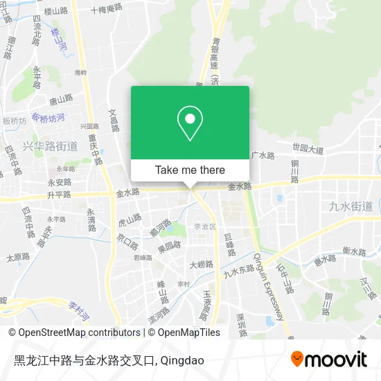 黑龙江中路与金水路交叉口 map