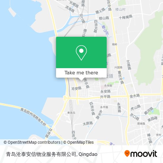 青岛沧泰安信物业服务有限公司 map