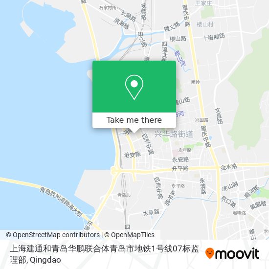 上海建通和青岛华鹏联合体青岛市地铁1号线07标监理部 map