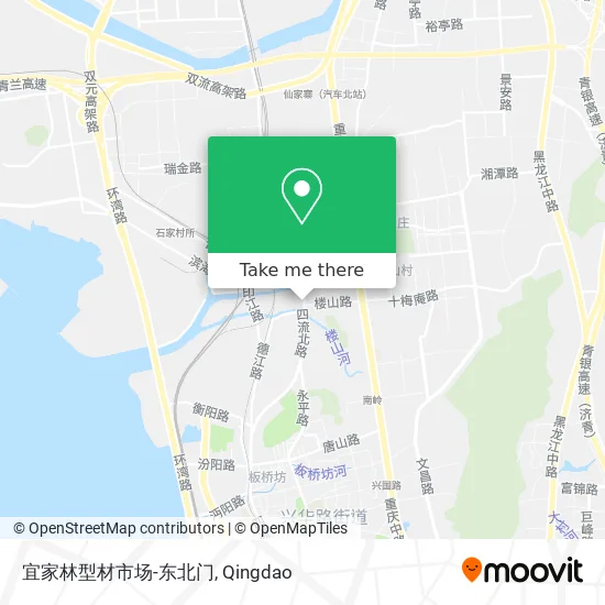 宜家林型材市场-东北门 map
