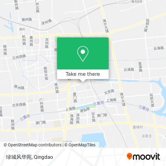 绿城风华苑 map