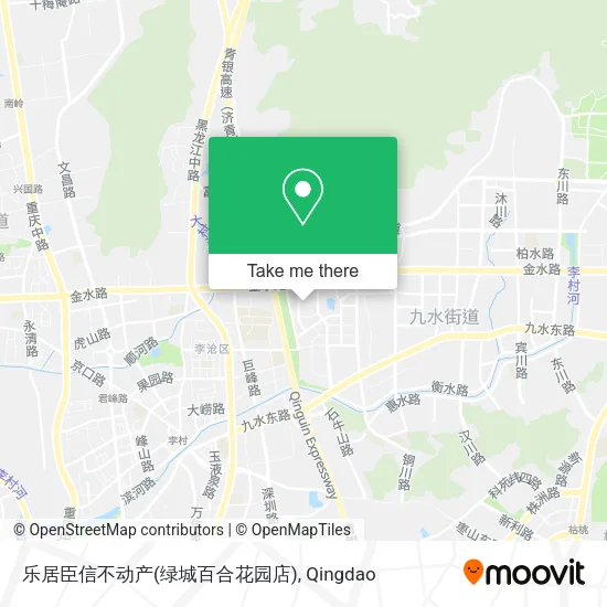 乐居臣信不动产(绿城百合花园店) map