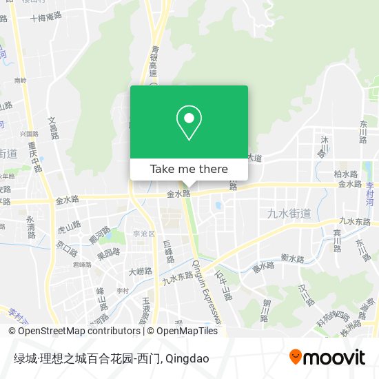 绿城·理想之城百合花园-西门 map