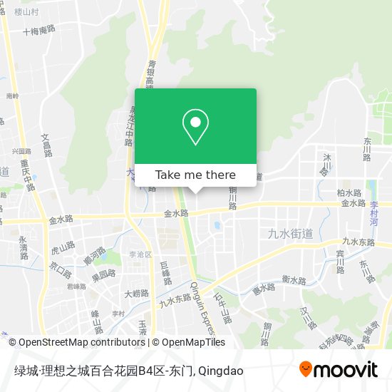 绿城·理想之城百合花园B4区-东门 map