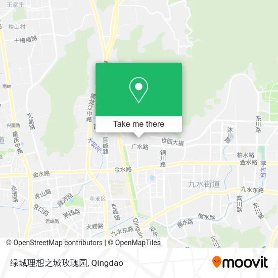 绿城理想之城玫瑰园 map