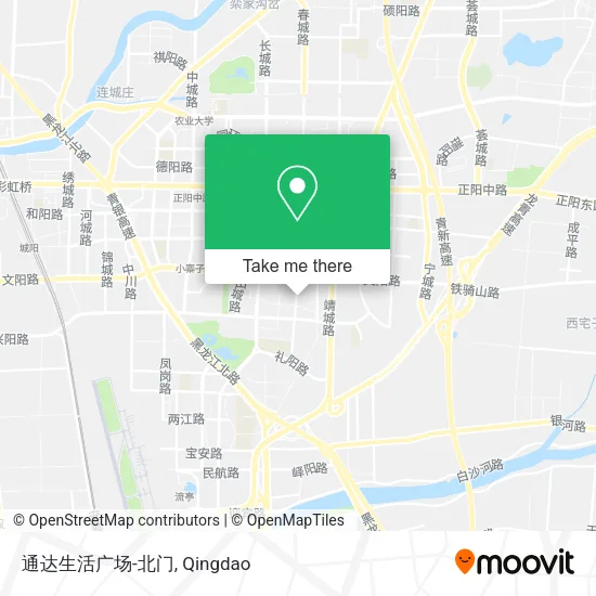 通达生活广场-北门 map