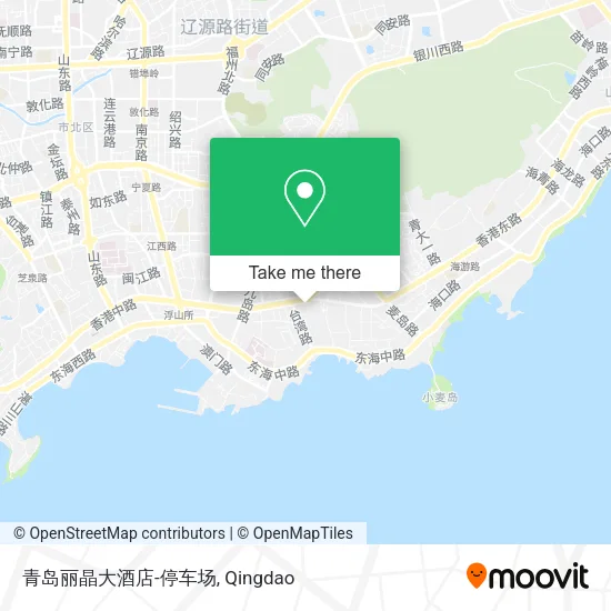 青岛丽晶大酒店-停车场 map
