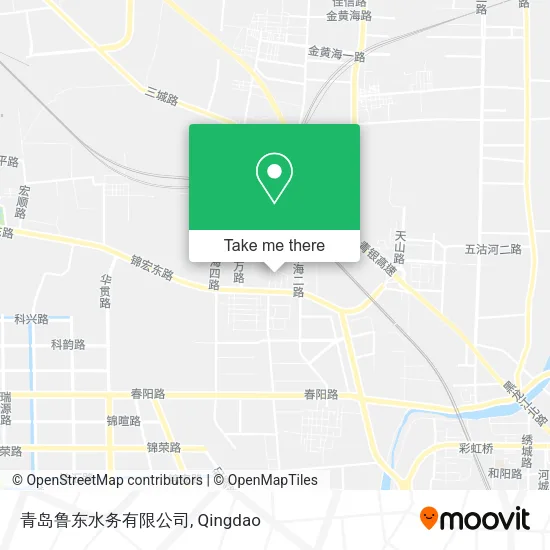 青岛鲁东水务有限公司 map