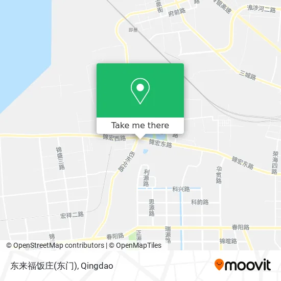 东来福饭庄(东门) map