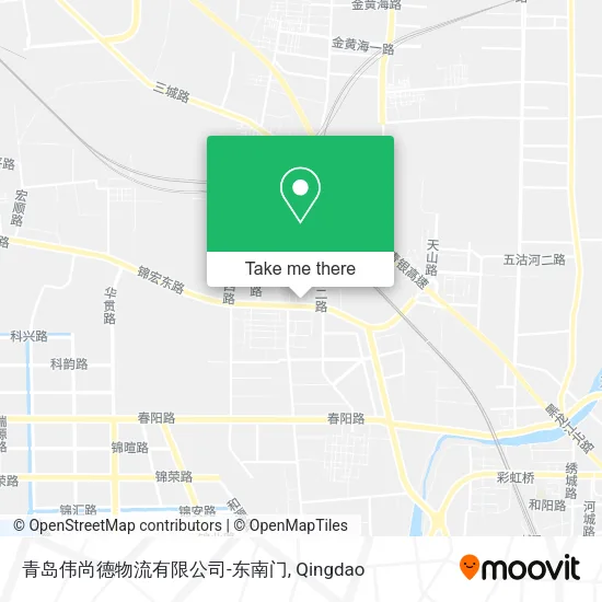 青岛伟尚德物流有限公司-东南门 map