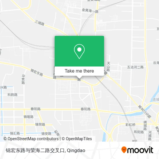 锦宏东路与荣海二路交叉口 map