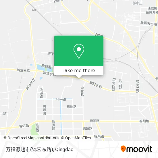 万福源超市(锦宏东路) map