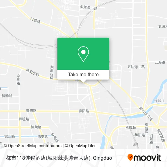 都市118连锁酒店(城阳棘洪滩青大店) map