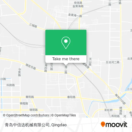 青岛中信达机械有限公司 map