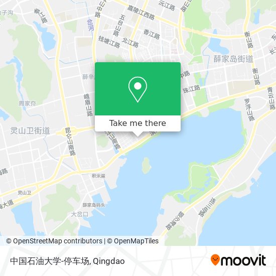 中国石油大学-停车场 map