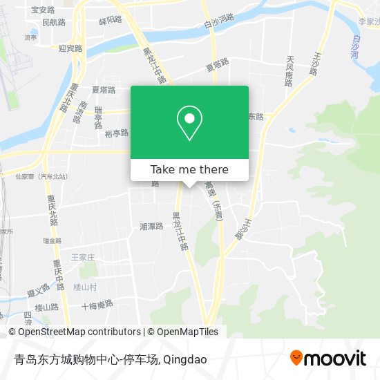 青岛东方城购物中心-停车场 map